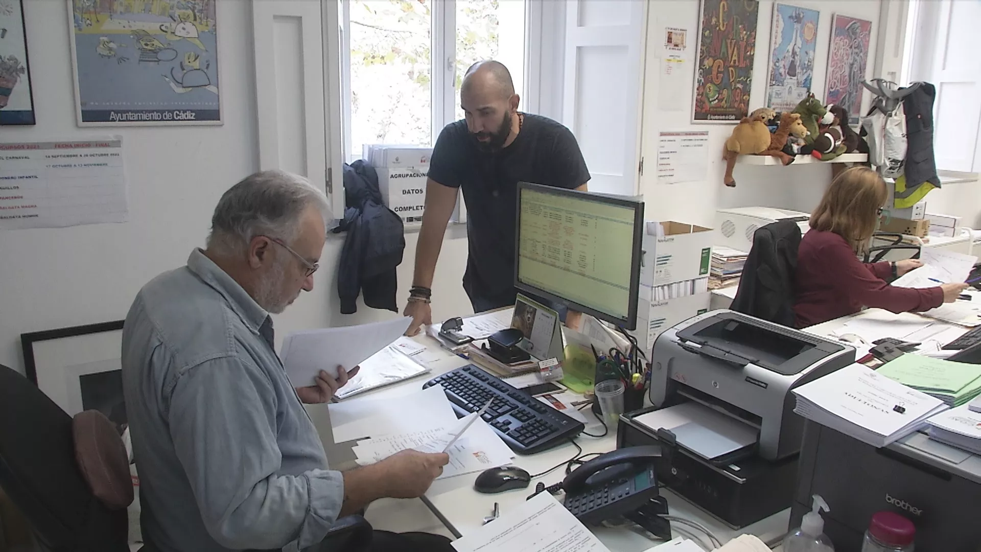 Las oficinas de la delegación de Cultura y Fiestas donde se han formalizado las inscripciones 