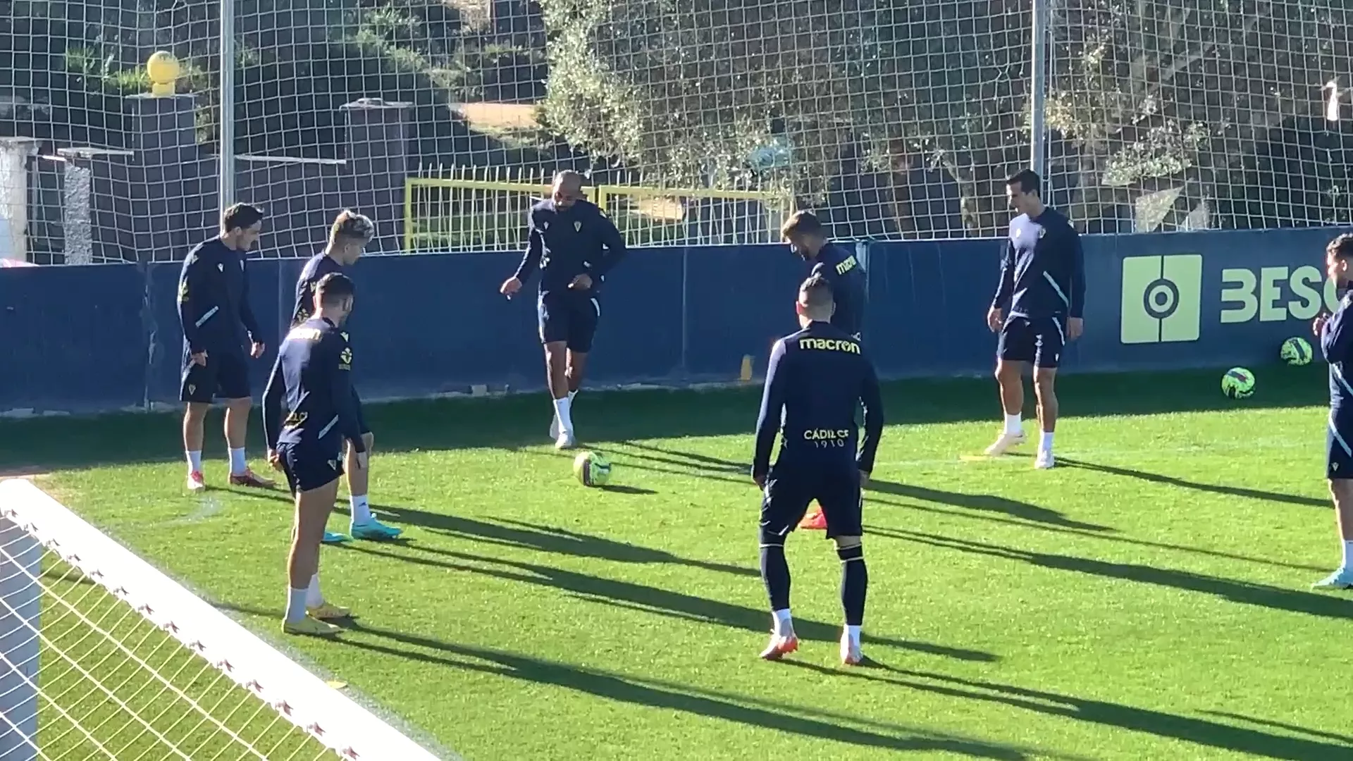 Fali durante el entrenamiento en el Rosal 