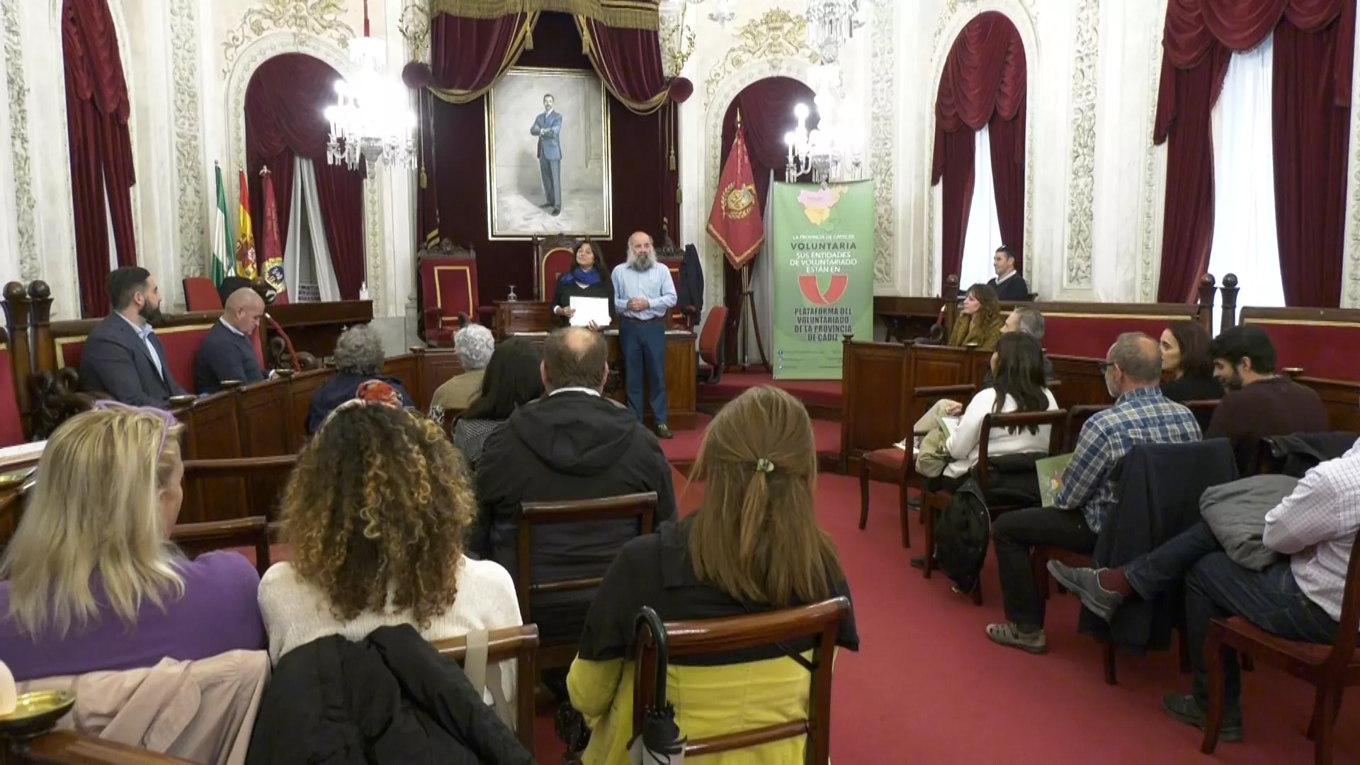 Imagen del acto en el Ayuntamiento 