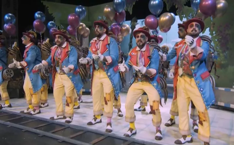 Una sesión de preliminares para esclavos del Carnaval.