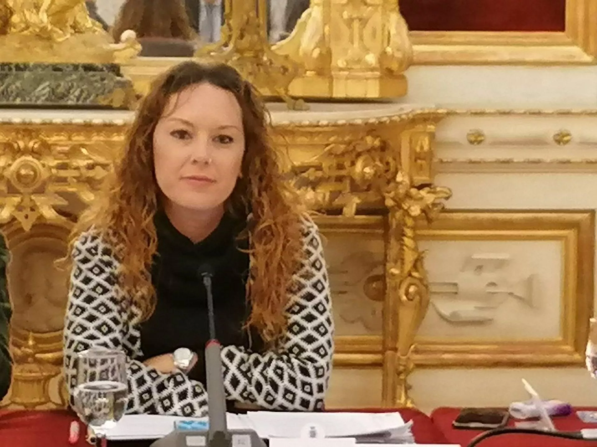 La diputada de Adelante Cádiz Lorena Garrón