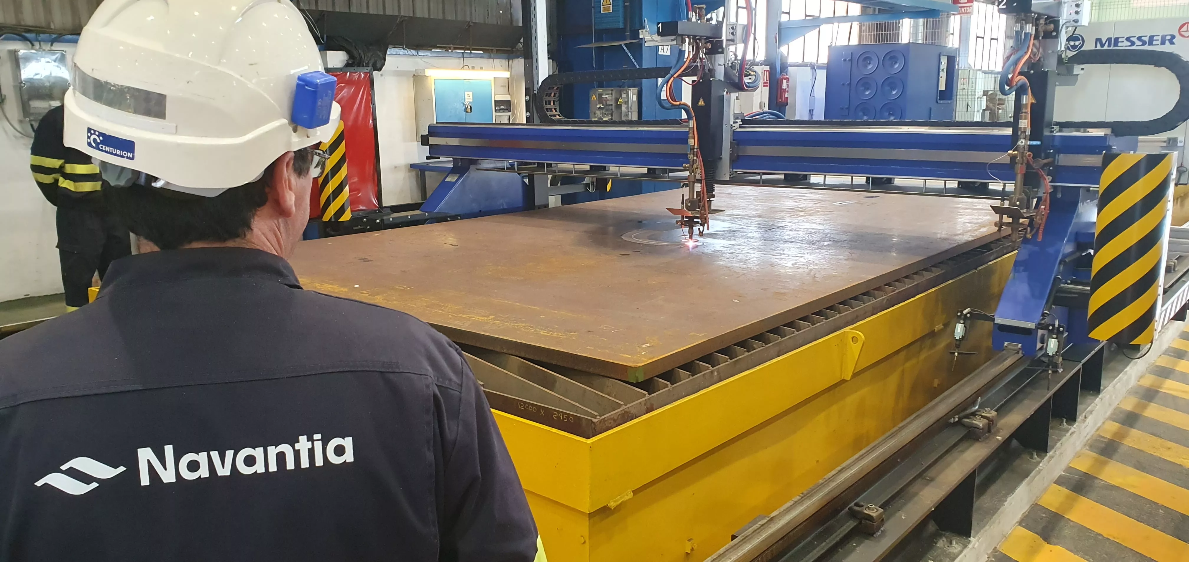 Corte de chapa en Navantia Puerto Real