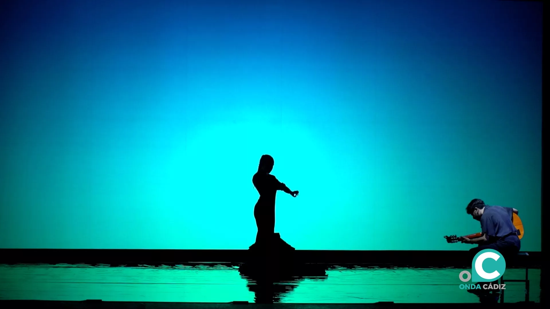 La bailaora Rocío Molina durante su actuación en el Gran Teatro Falla.