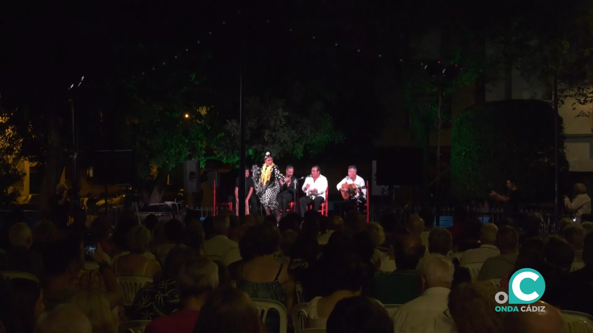 Flamenco en la plaza de Puntales