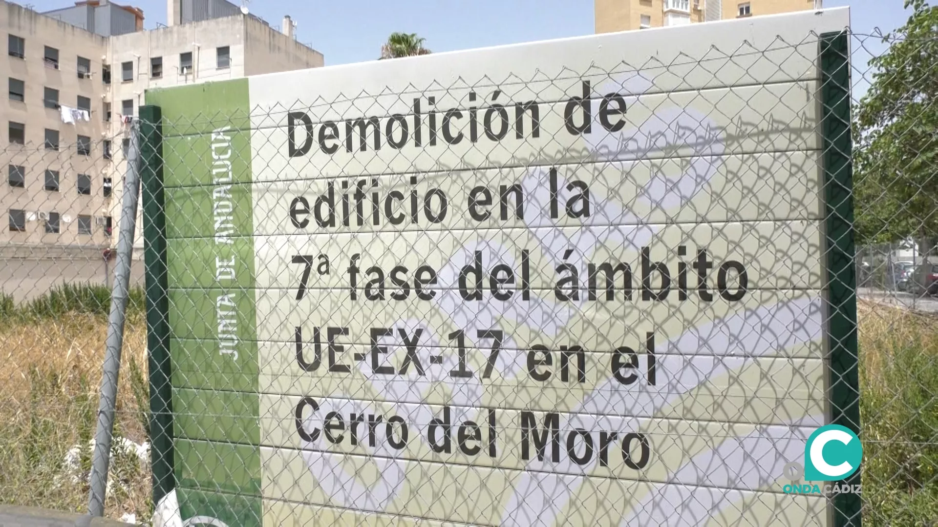 Imagen del solar de la sétima fase del Cerro del Moro 