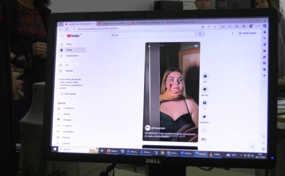 El Instituto San Severiano se une a la lucha contra la violencia machista.