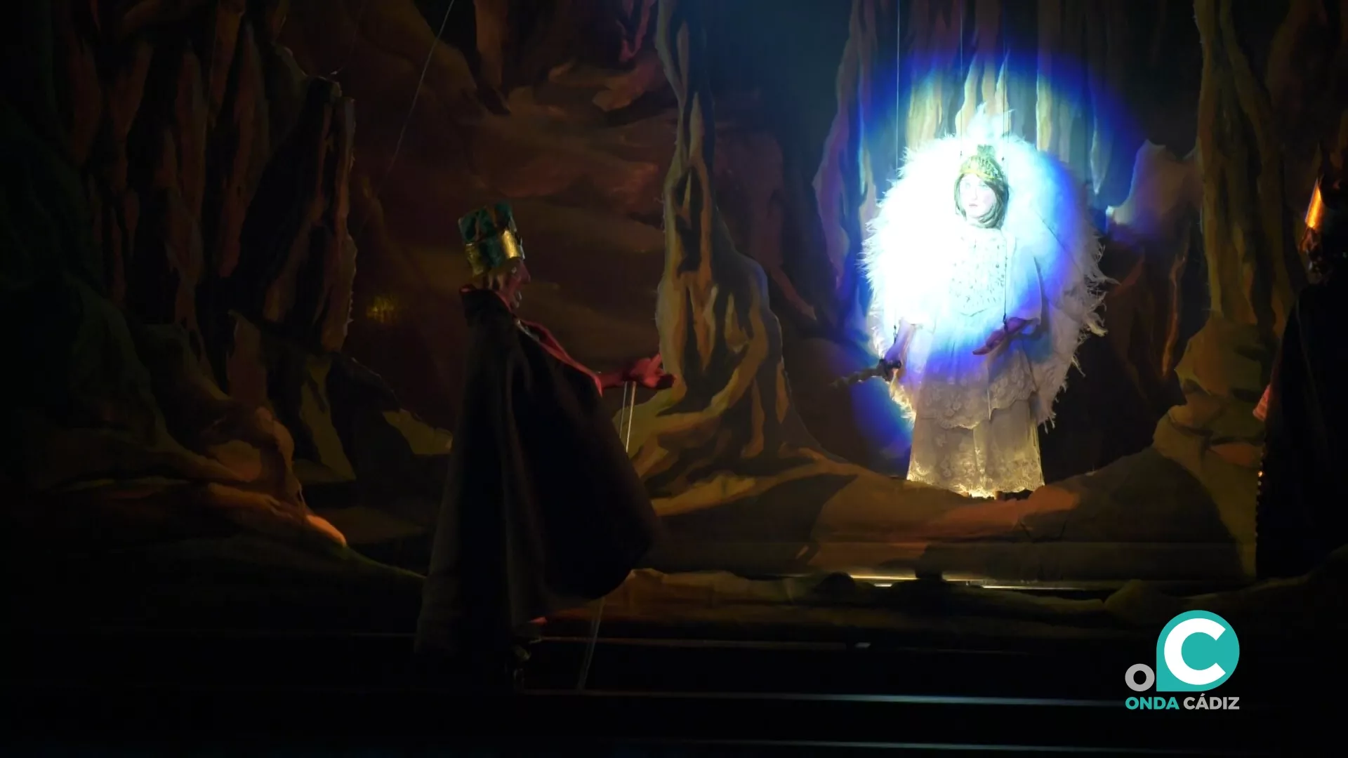 Un momento de la representación de la obra ‘Autos de Navidad’ de La Tía Norica.