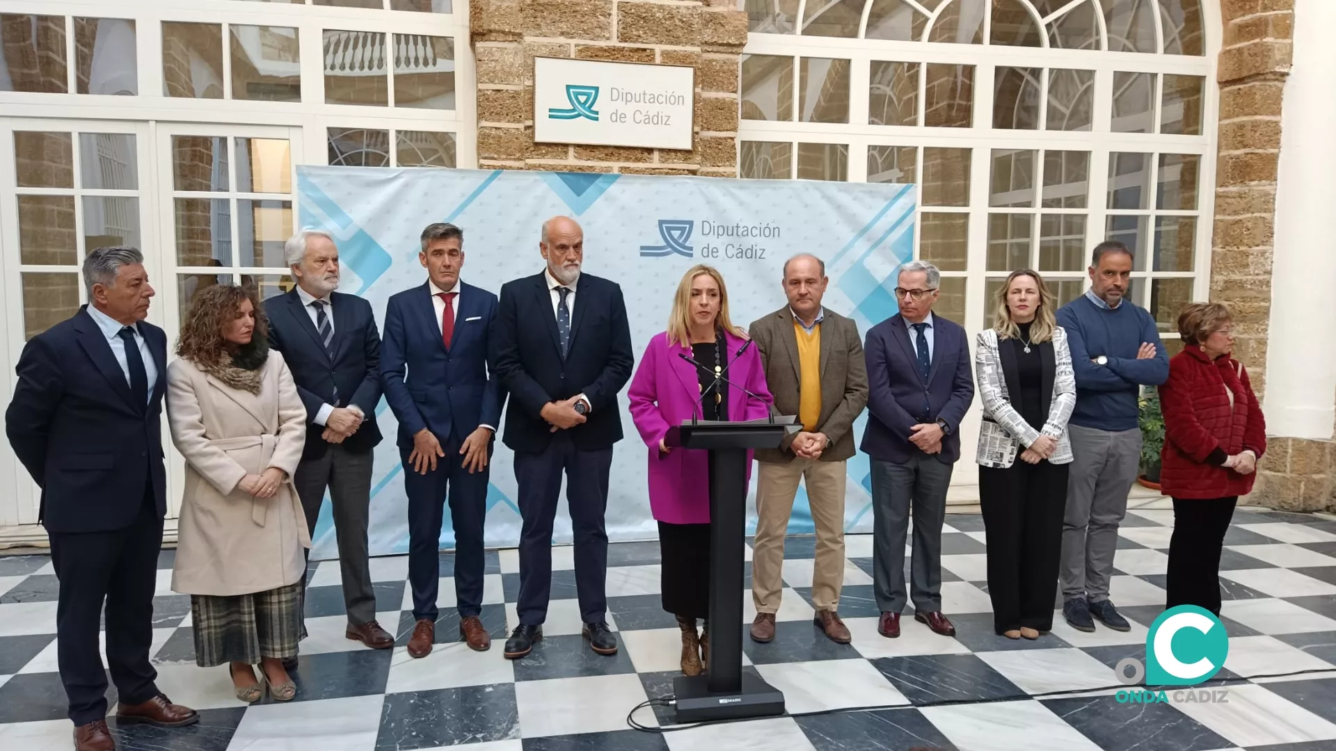 Desayuno navideño de Diputación de Cádiz con los medios de comunicación. 