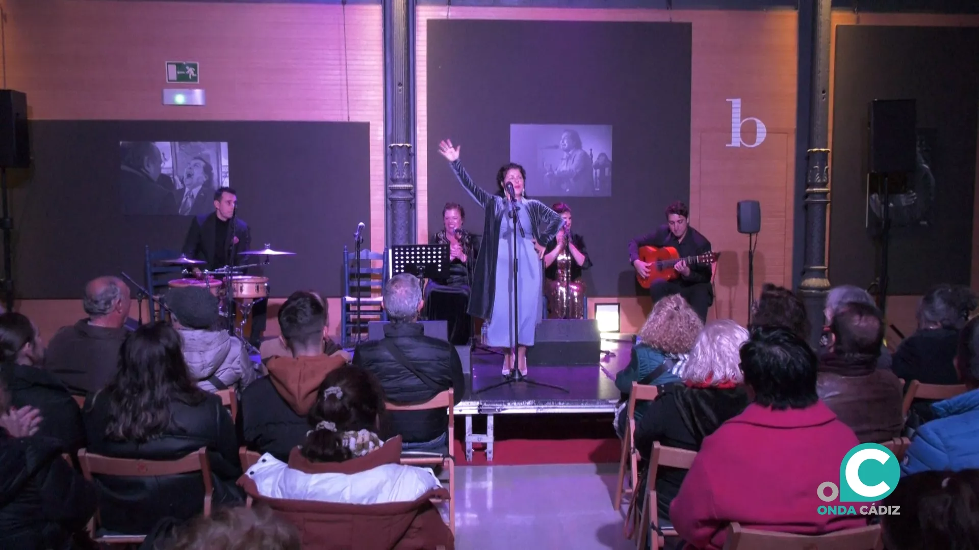 Momento del Concierto Flamenco en La Merced. 