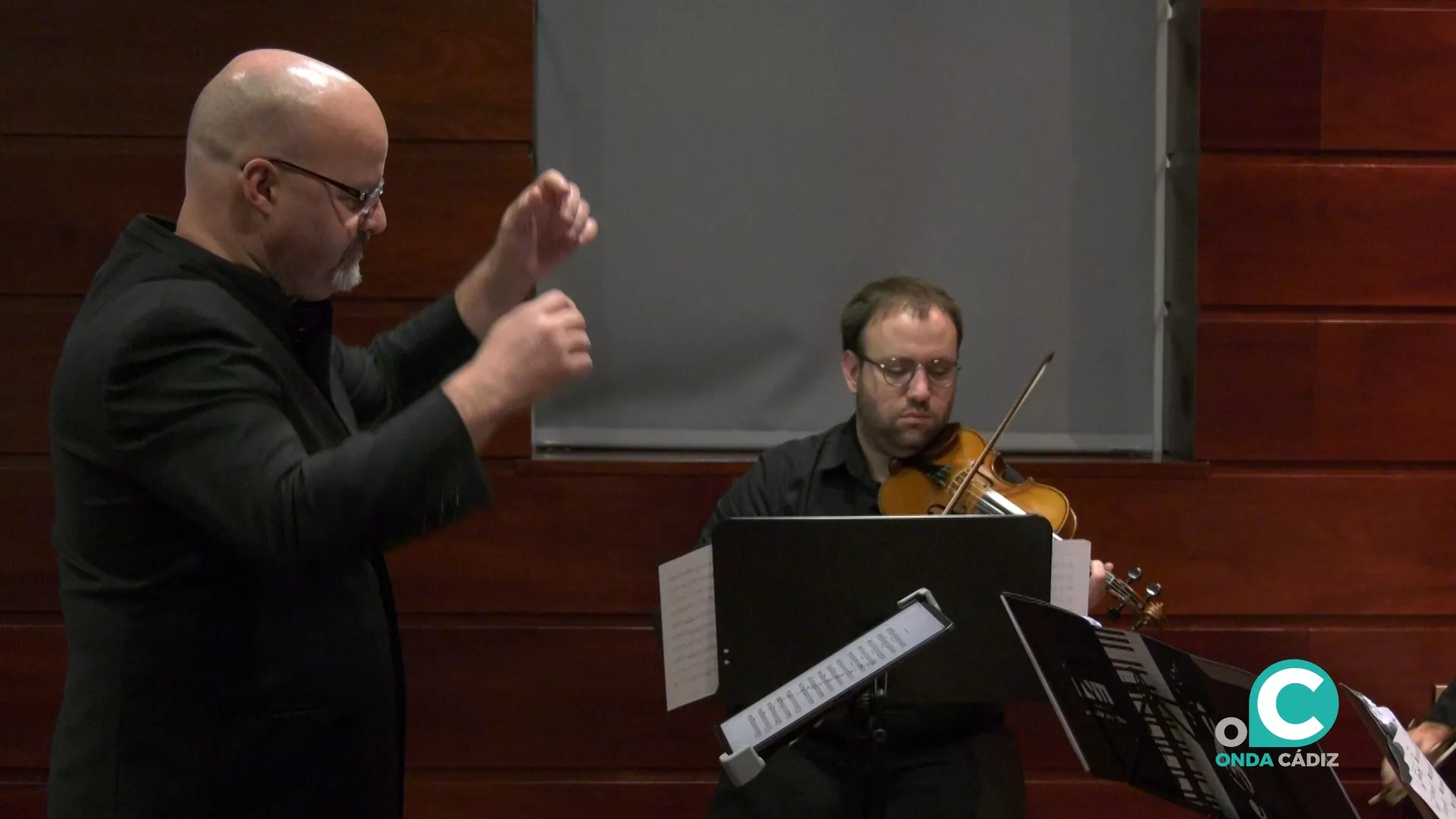 Concierto de la Camerata L´istesso Tempo en el Centro Fundación Unicaja de Cádiz. 