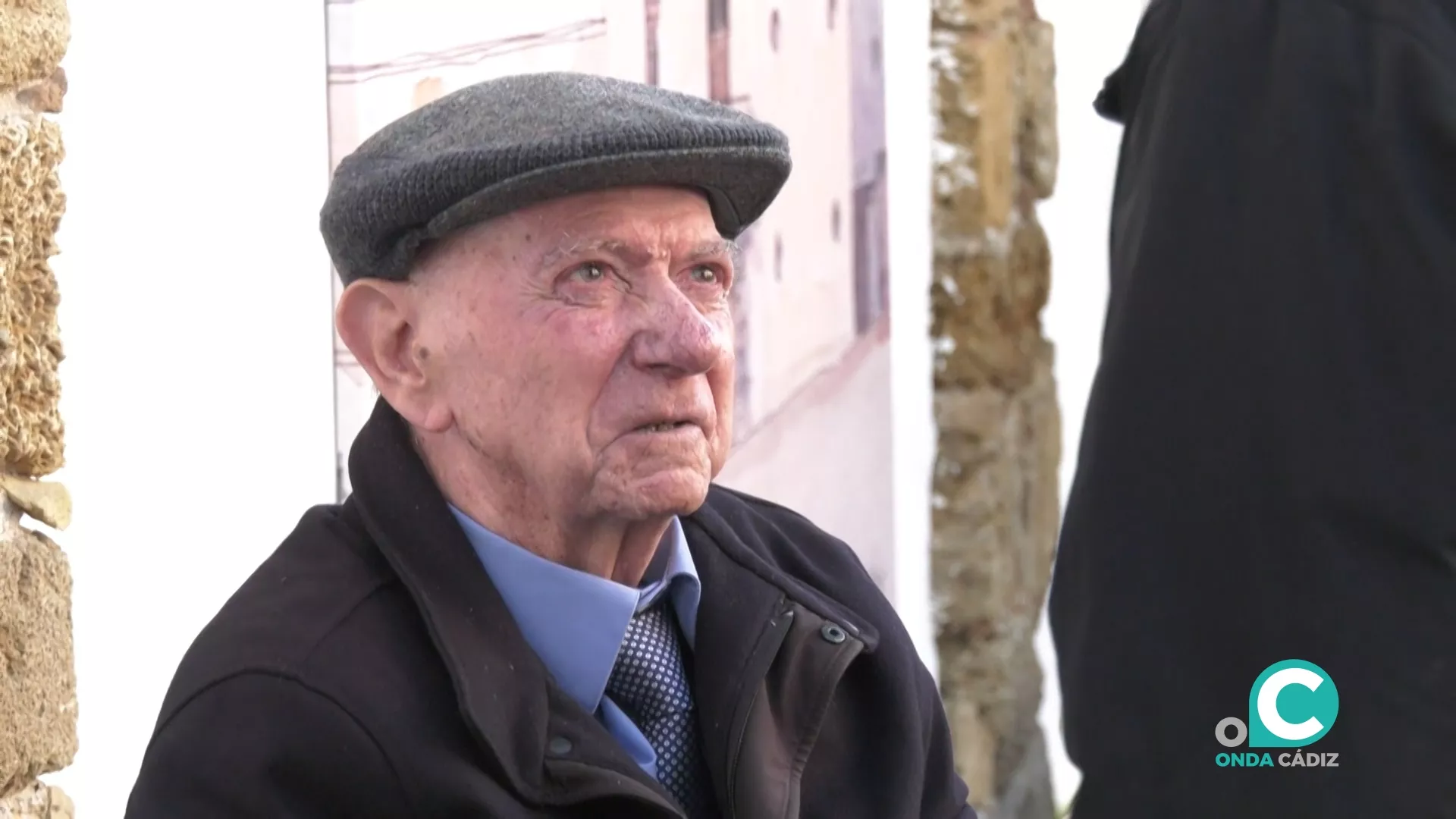 Juan Manuel Fernández-Pujol, en los exteriores del Mercado Central. 