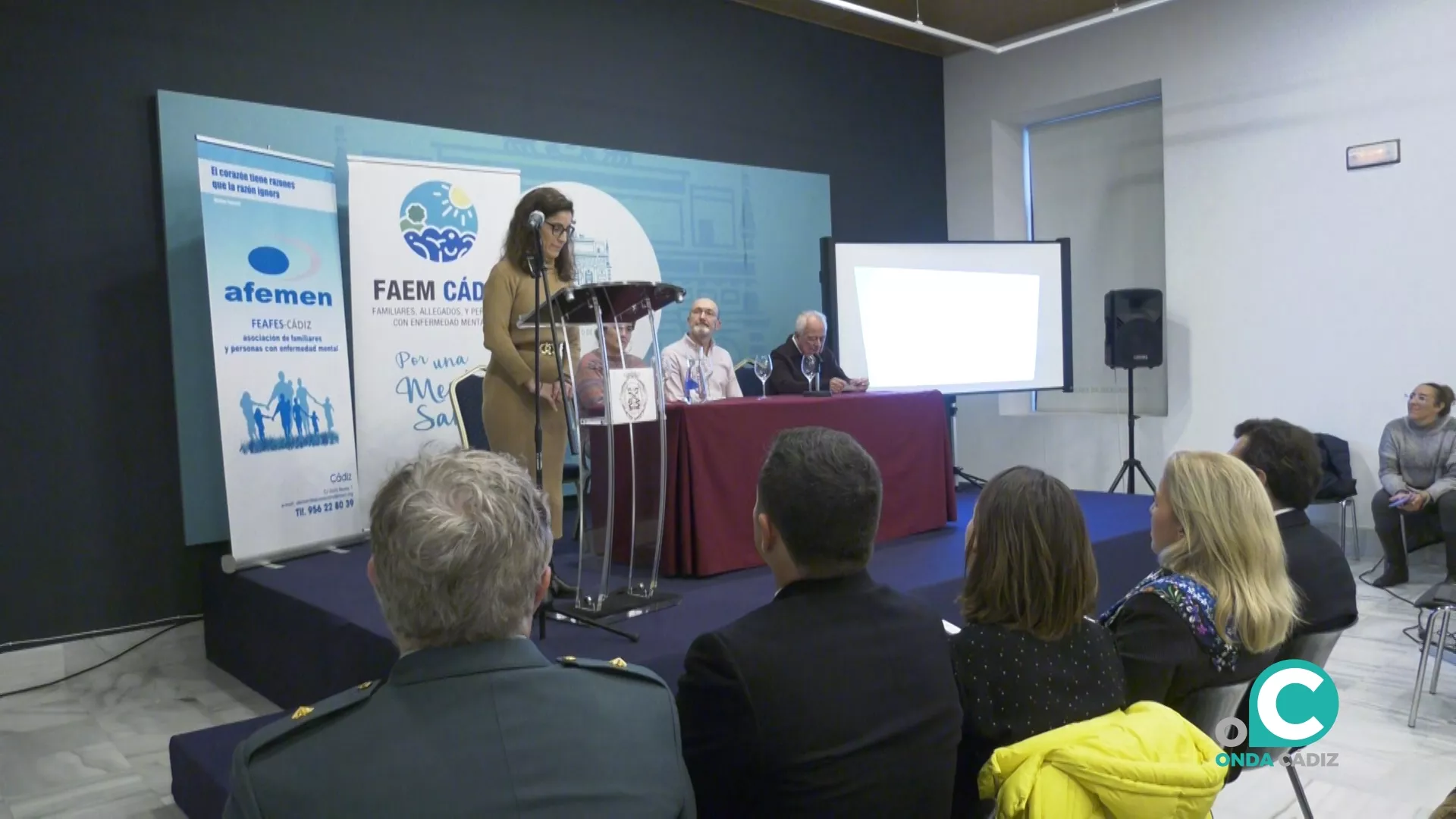 La concejala de Salud, Gloria Bazán, durante su intervención en las jornadas 