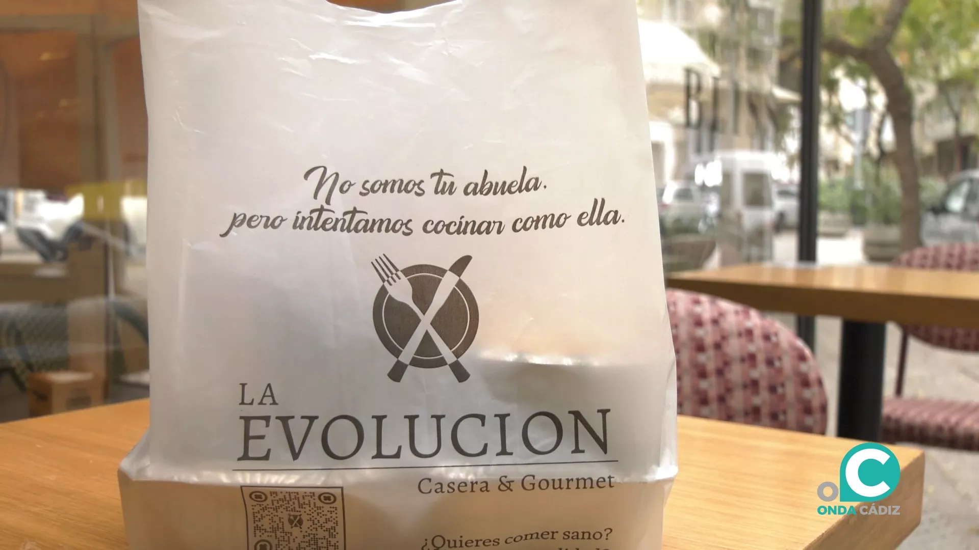 Interior del restaurante La Evolución. 