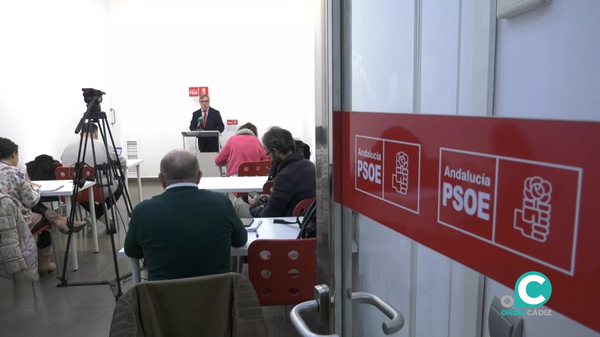 Rueda de prensa del PSOE de Cádiz. 