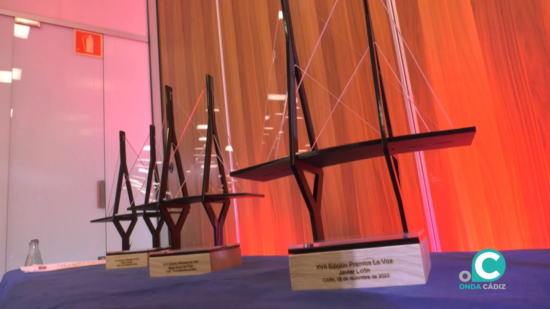 Ceremonia de entrega de premios La Voz de Cádiz. 