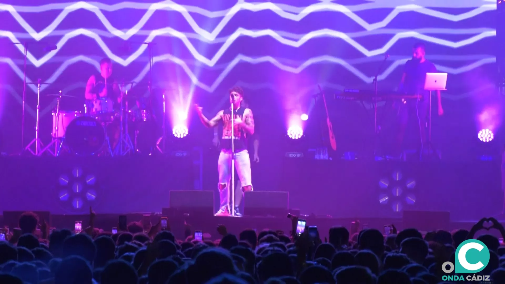Concierto de Álvaro de Luna en el muelle de Cádiz. 