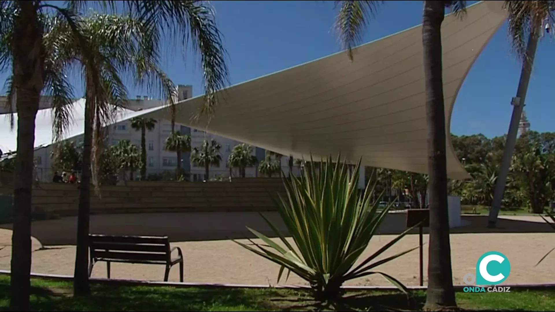 Una zona del parque Celestino Mutis. 