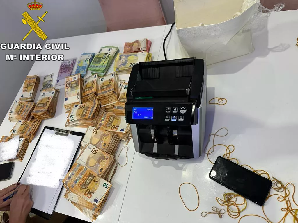 Material intervenido en la Operación Celeo. 