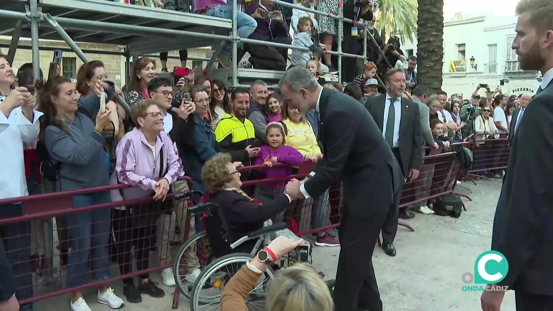 Felipe VI durante su estancia en Cadiz en el pasado Congreso Internacional de la Lengua Española