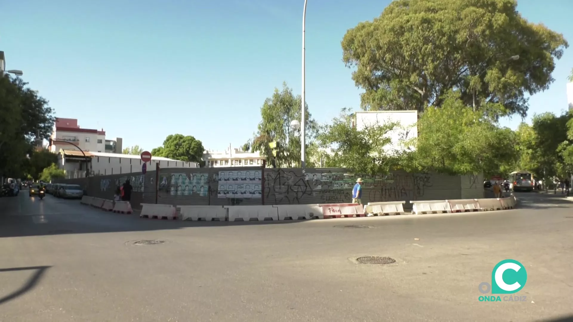 Imagen del solar que ocupa el anterior pabellón Portillo.