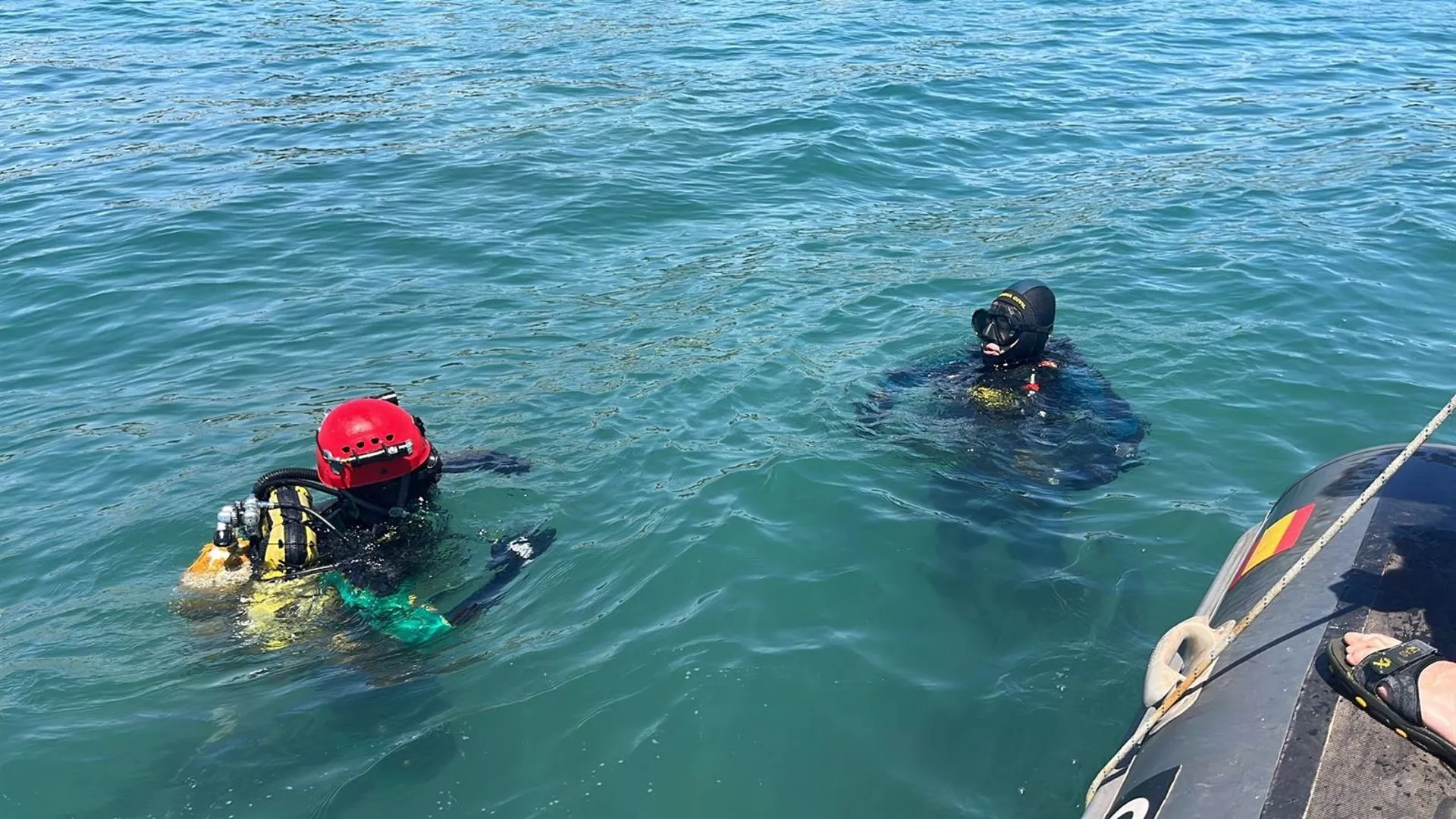  Efectivos de los Grupos de Especialistas en Actividades Subacuáticas (GEAS) en una imagen de archivo