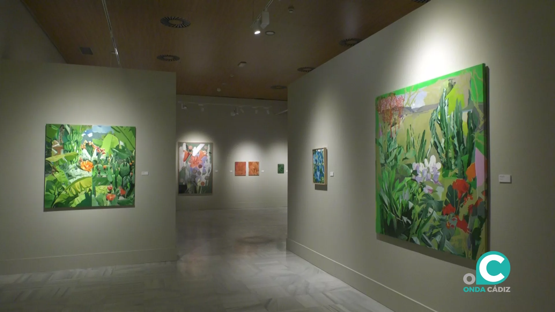 Algunas de las obras que componen la exposición 'Sur Sur'.