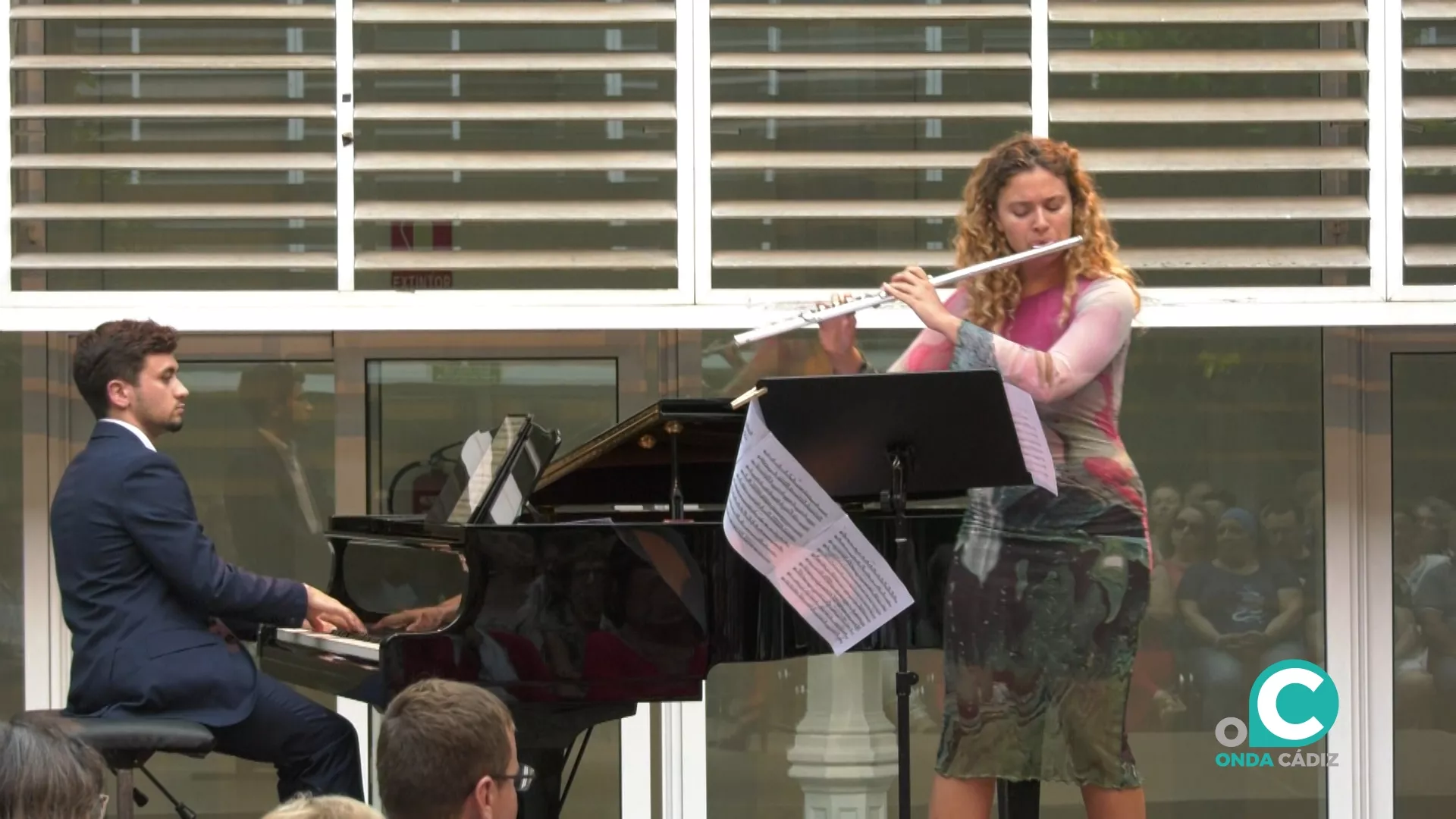 El dúo Margherita Brodsky y Marc Ferrando ofreció un concierto en el ECCO. 