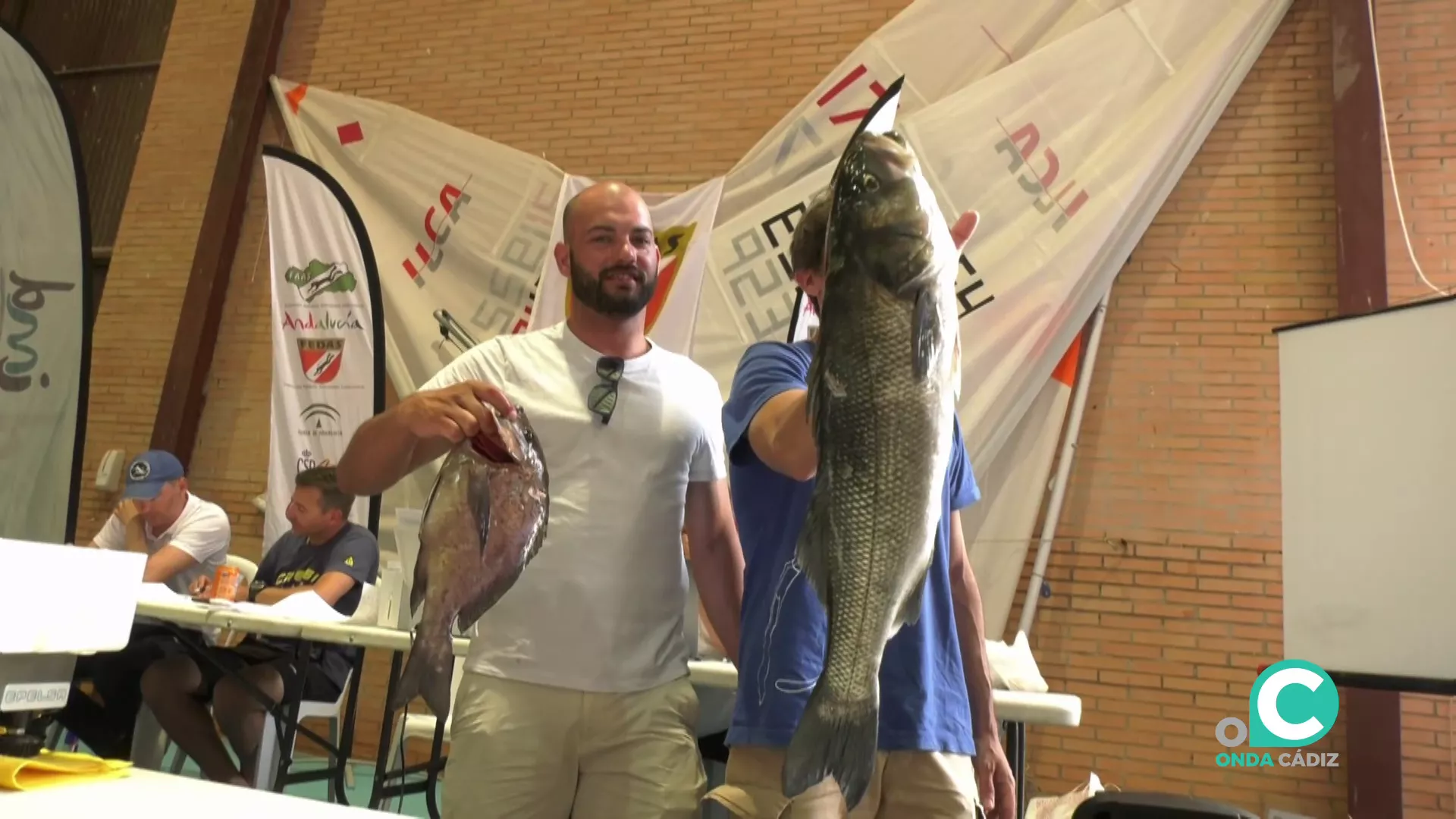 Momento del pesaje de las capturas en una imagen de archivo.