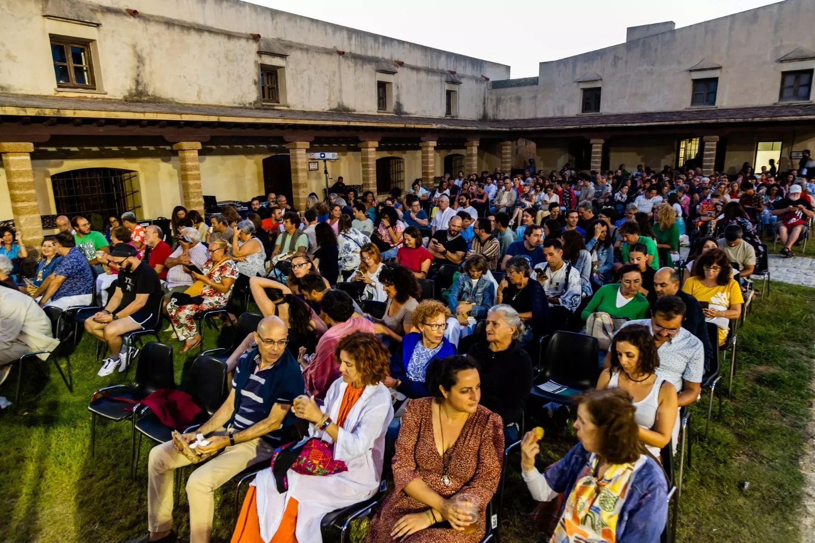 Imagen de una de las primeras citas del ciclo en el Castillo de Santa Catalina 
