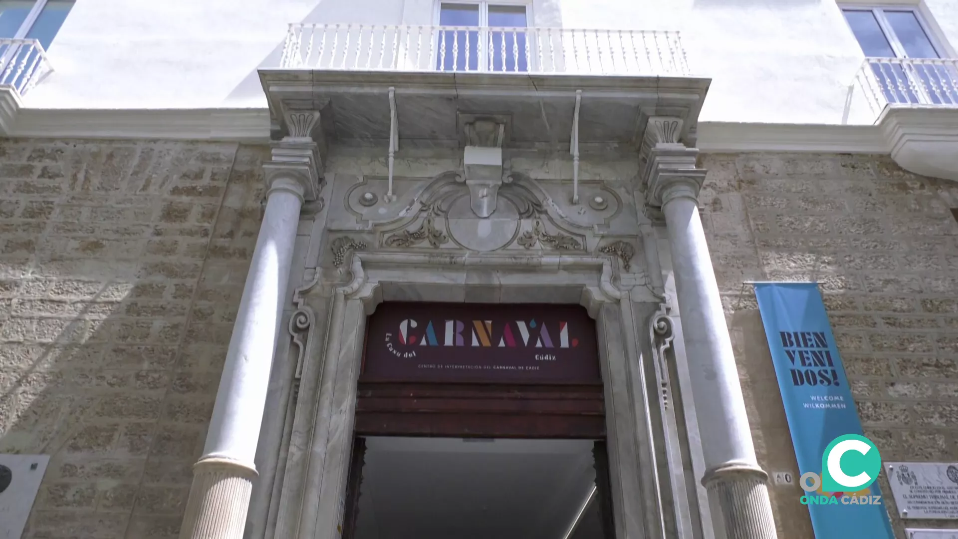 Entrada del espacio expositivo dedicado a la fiesta grande de Cádiz