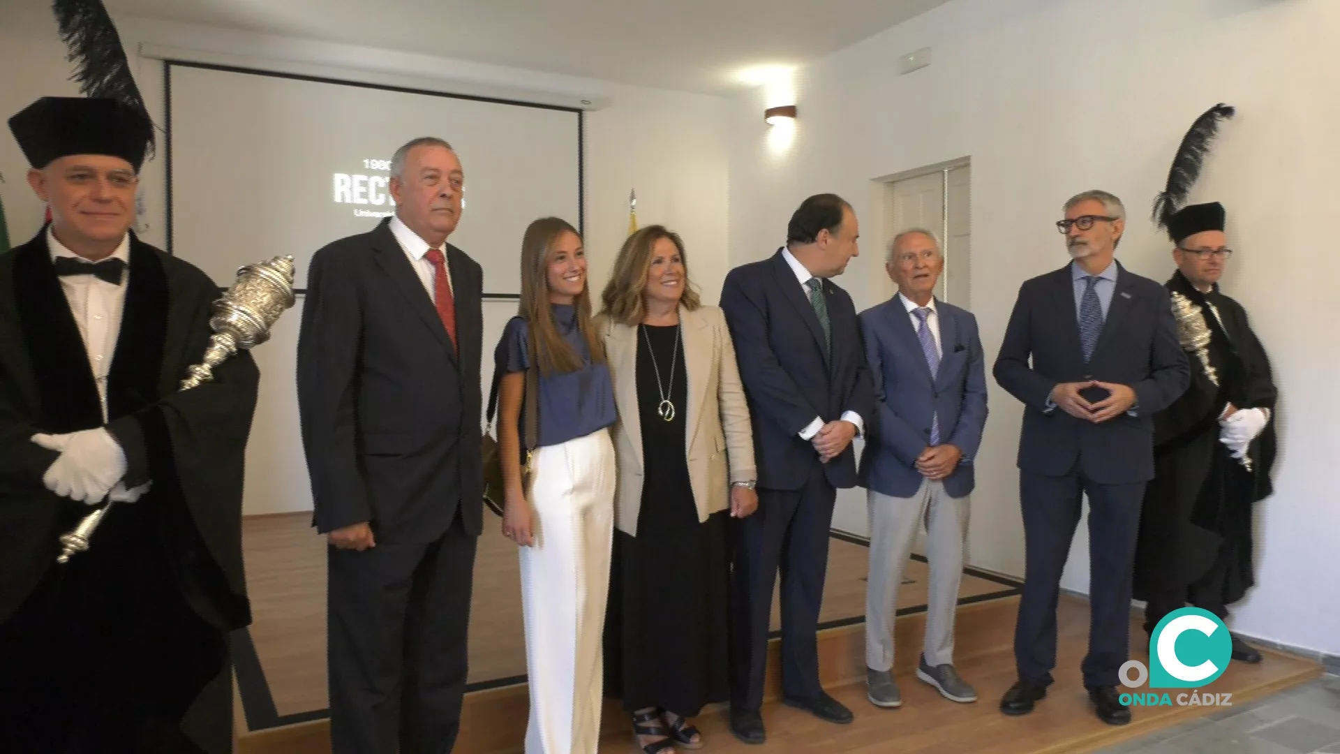 Inauguración de la galería de rectores UCA en el Rectorado. 