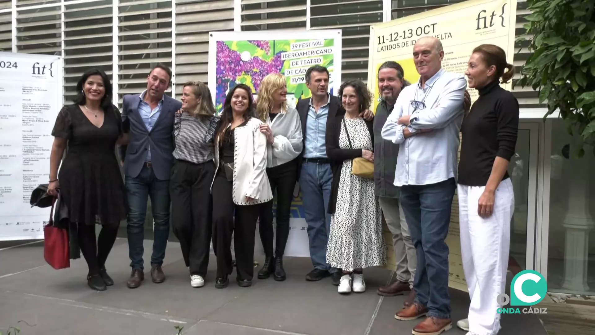 Un momento de la recepción previa a la cita con autoridades y responsabless