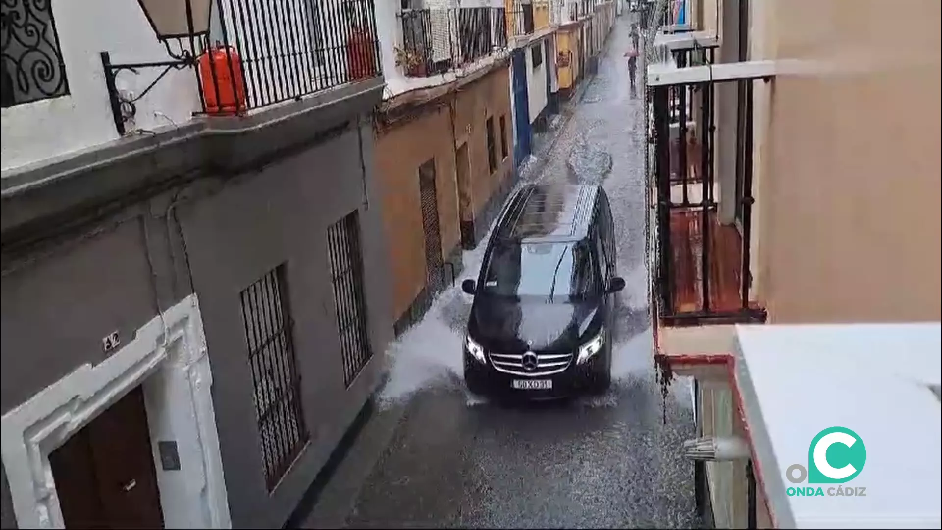 Estado de una de las calles del centro de Cádiz 