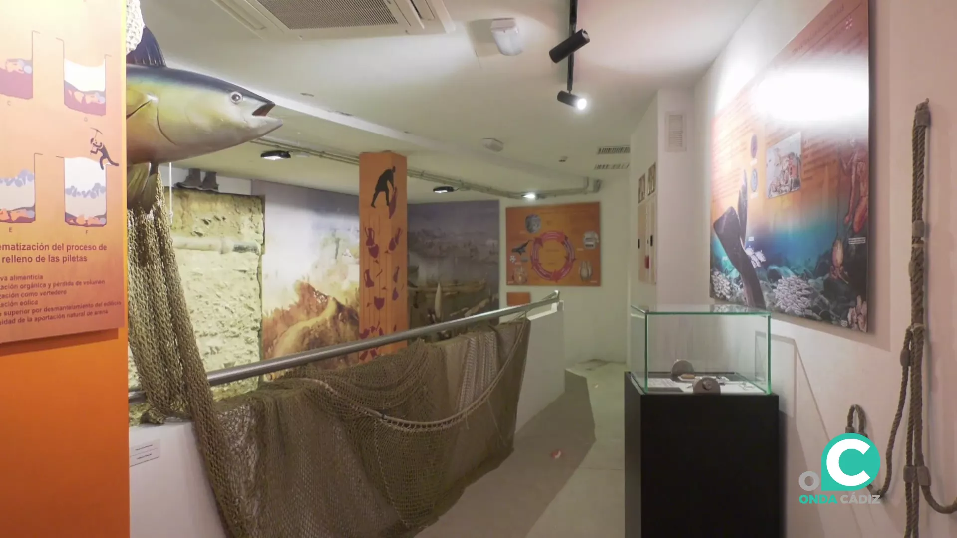 En la exposición se muestran distintos elementos hallados del antiguo vertedero romano 