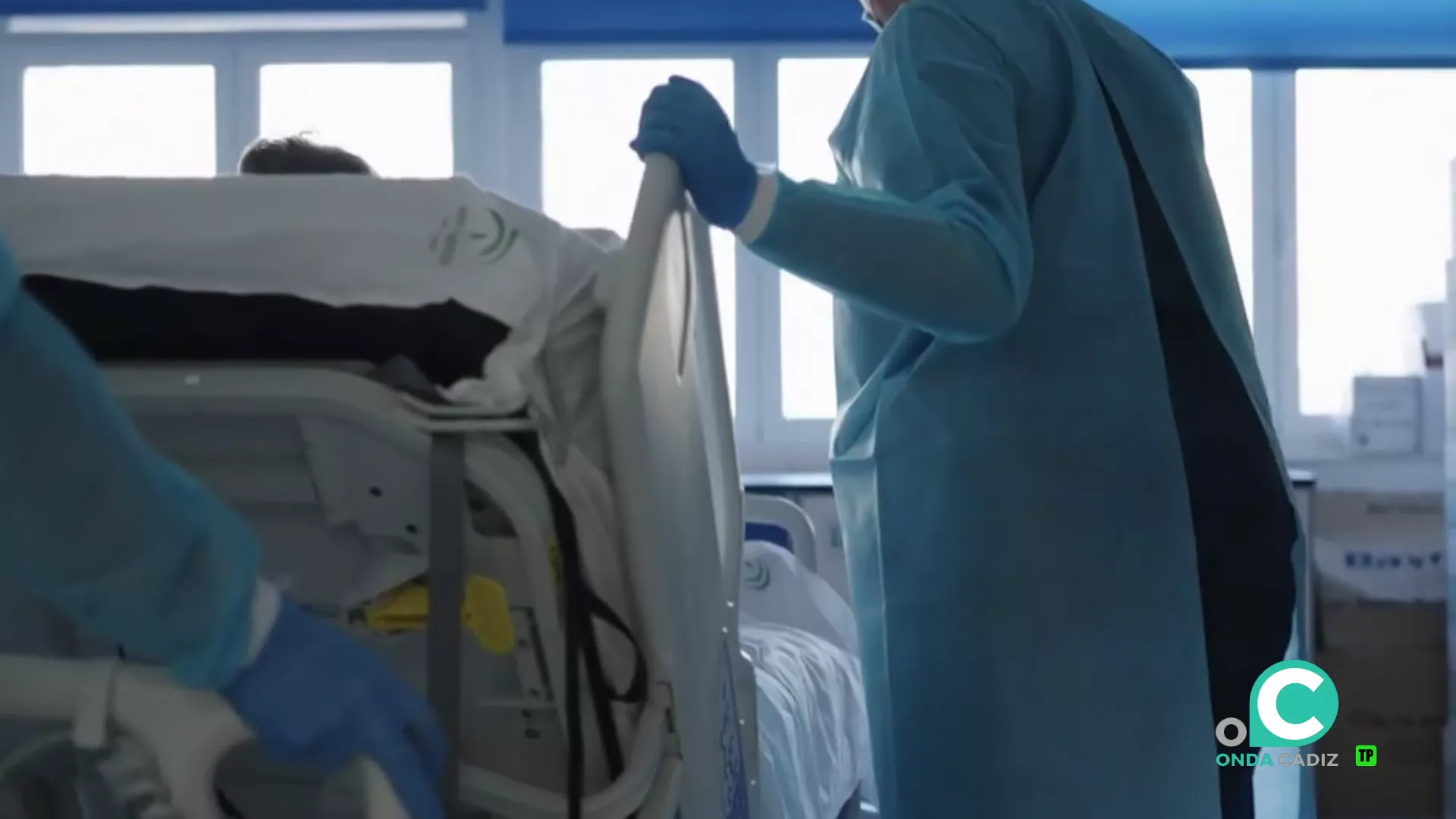 Un paciente en el centro hospitalario de la capital gaditana
