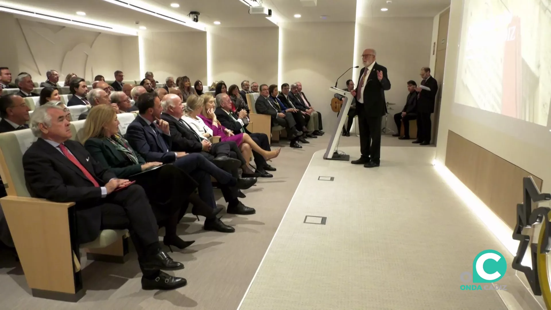 Acto de inauguración de la nueva sede del Colegio de Médicos de Cádiz. 