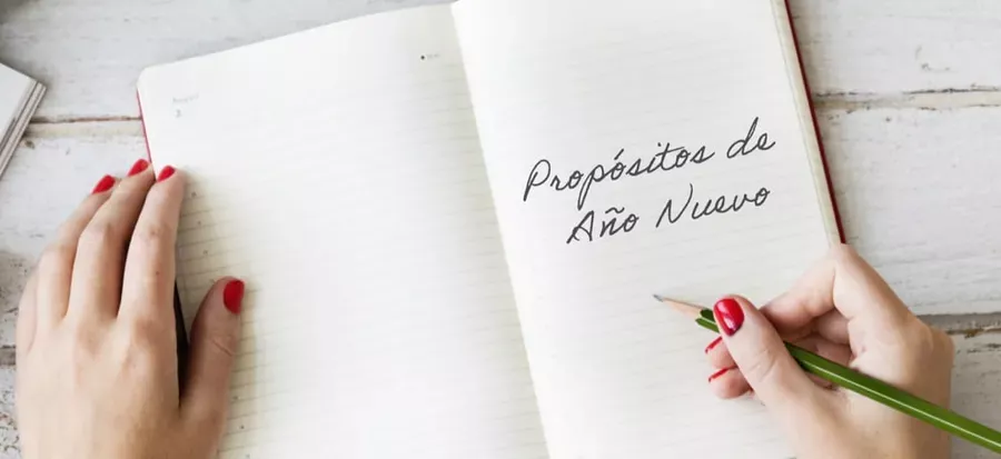 La mayoría de los propósitos están relacionados con cambios de hábitos.