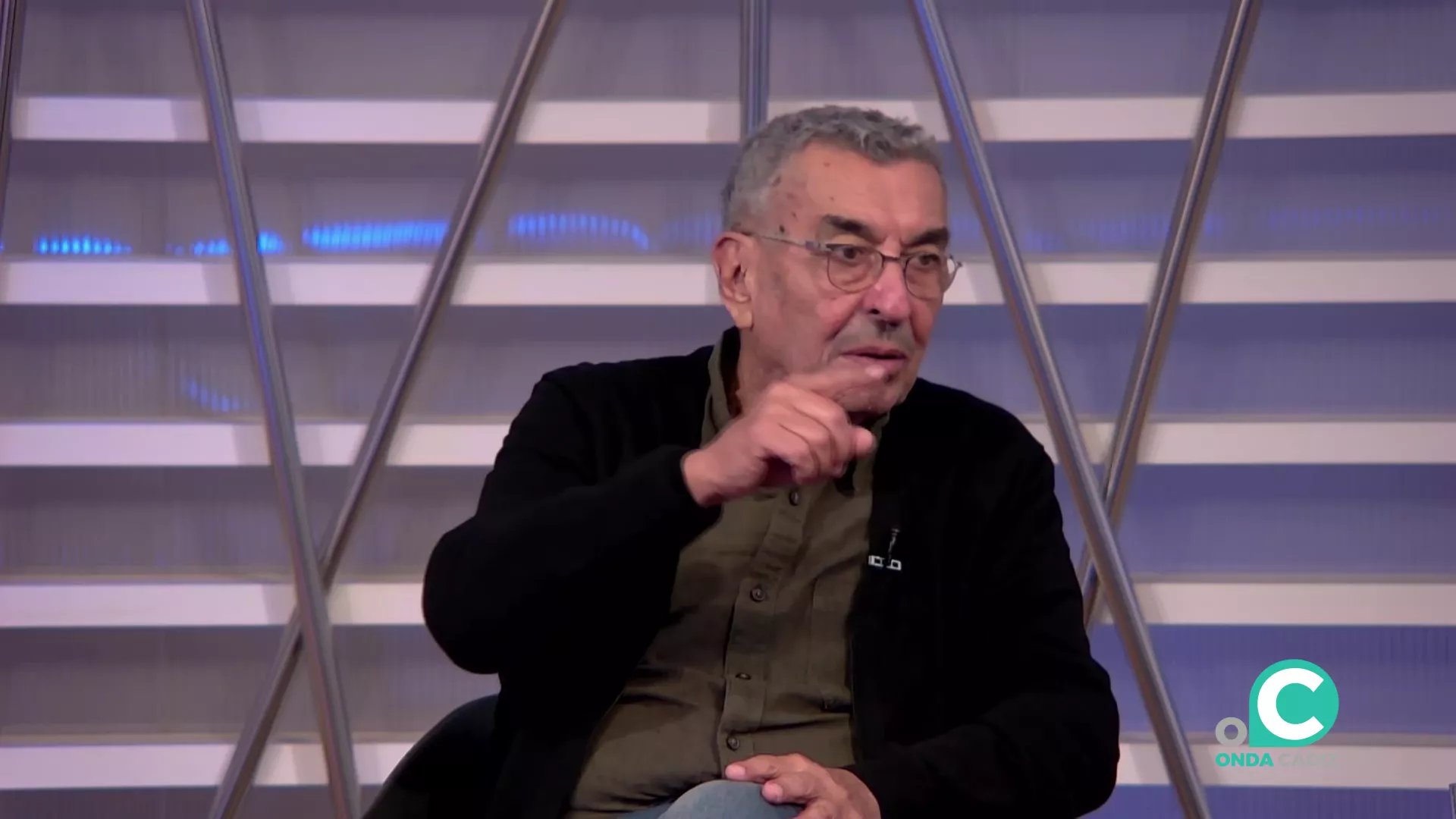 Pettengui participó asiduamente en las tertulias de Onda Cádiz Televisión