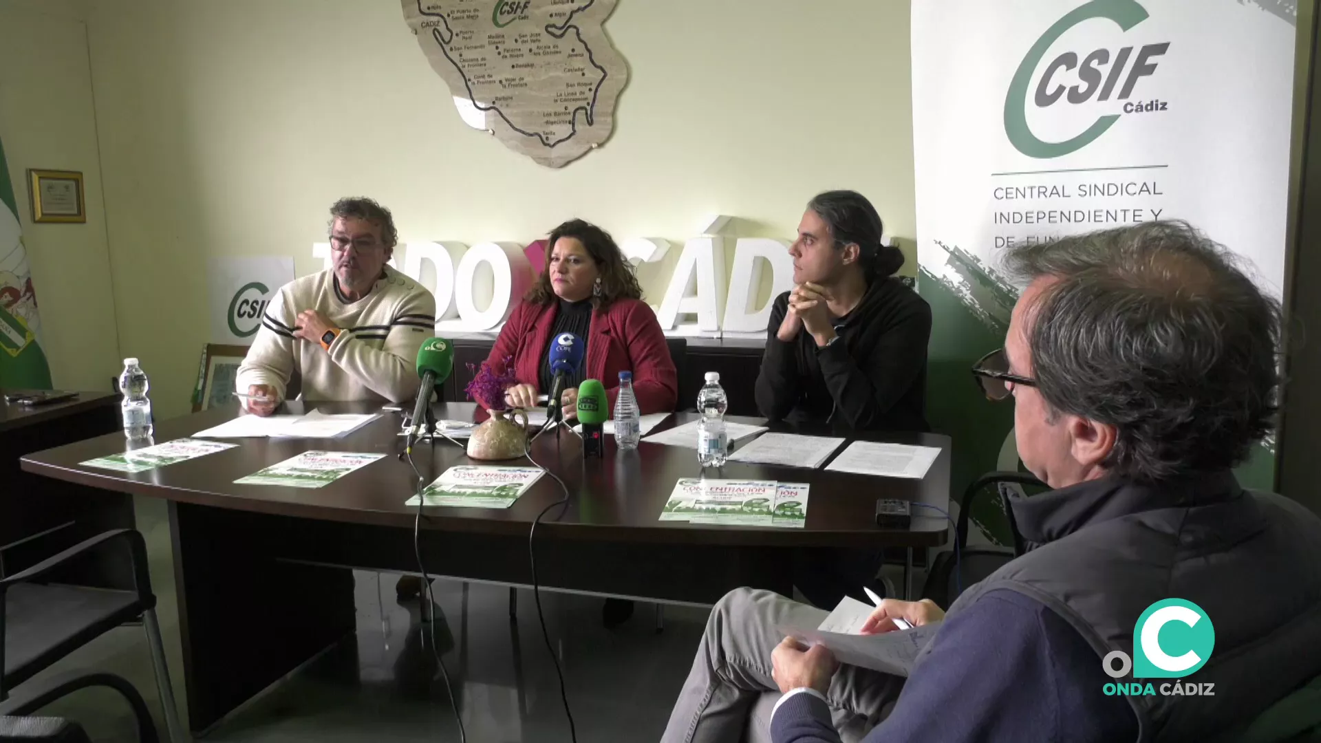 Rueda de prensa con la convocatoria de movilizaciones en la capital de España para el próximo fin de semana