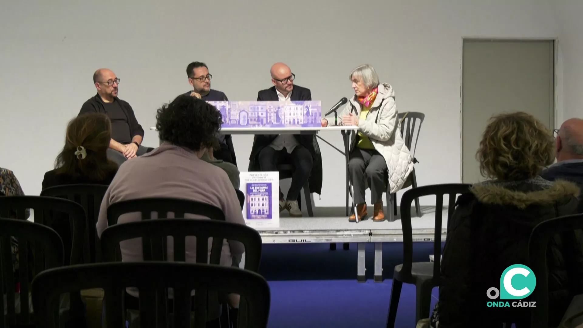 Un momento del acto en el ECCO durante el pasado miércoles