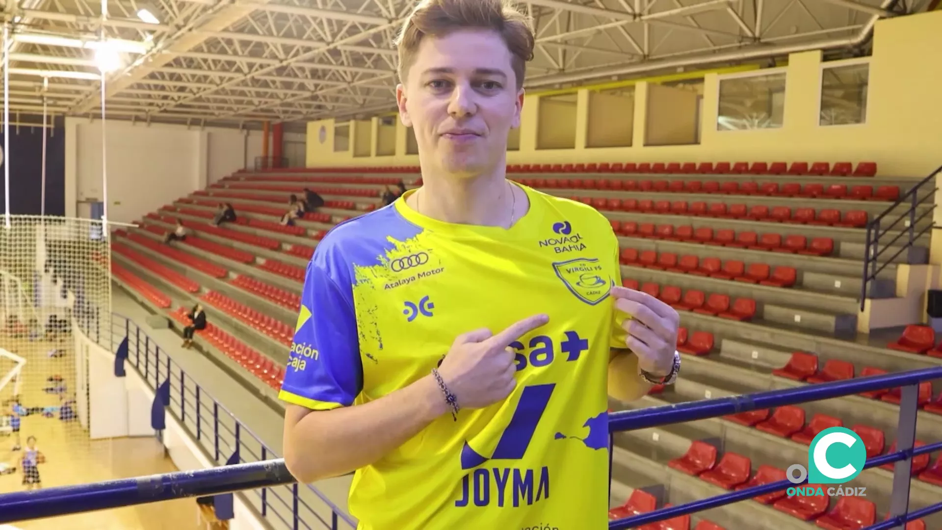 La nueva cara del equipo panadero con la camiseta que defenderá a partir de la próxima jornada