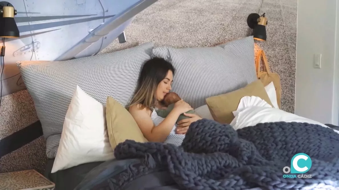 Una madre con su recién nacido