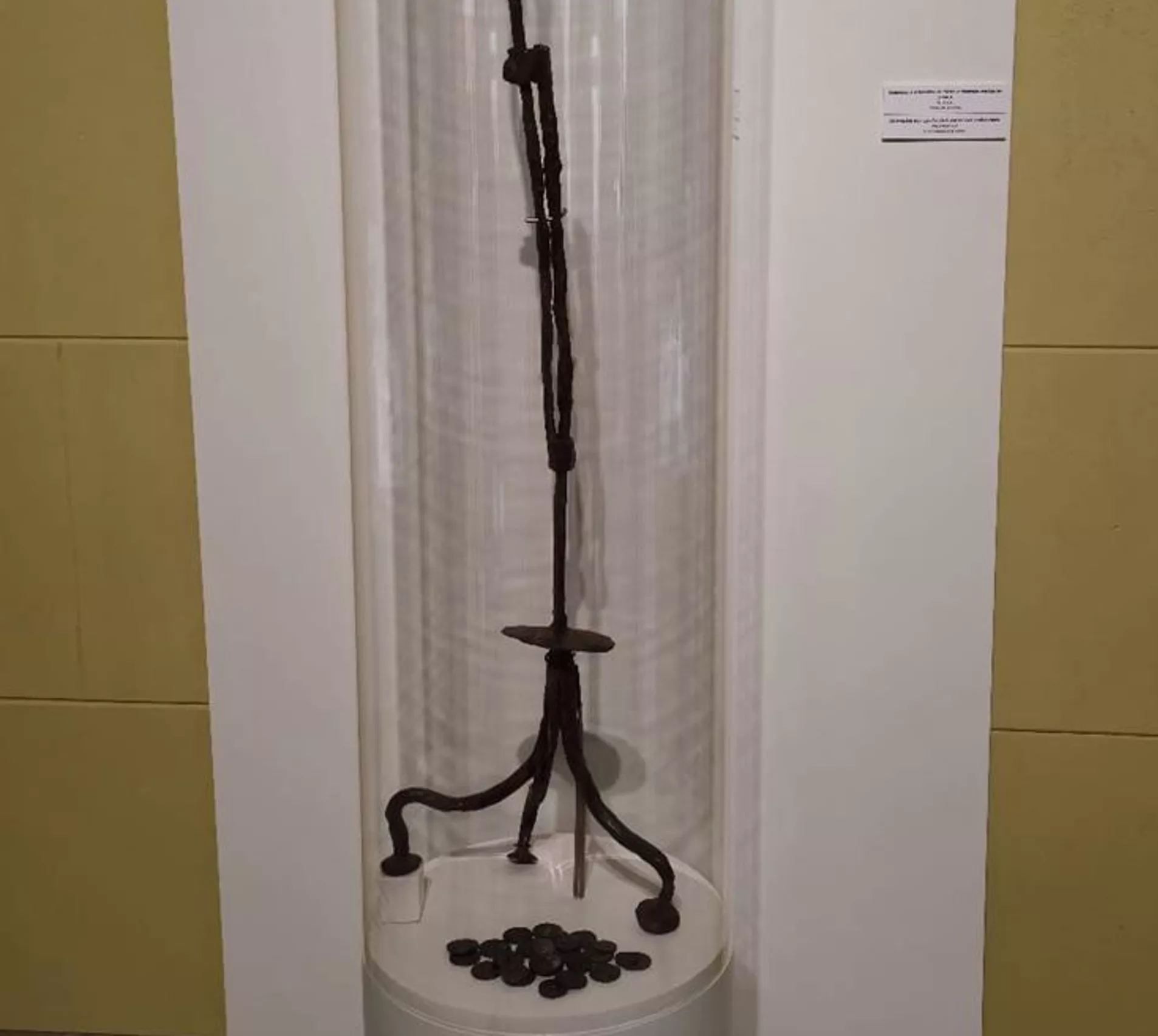 Imagen de la pieza del siglo II descubierta en 2020 en la localidad serrana