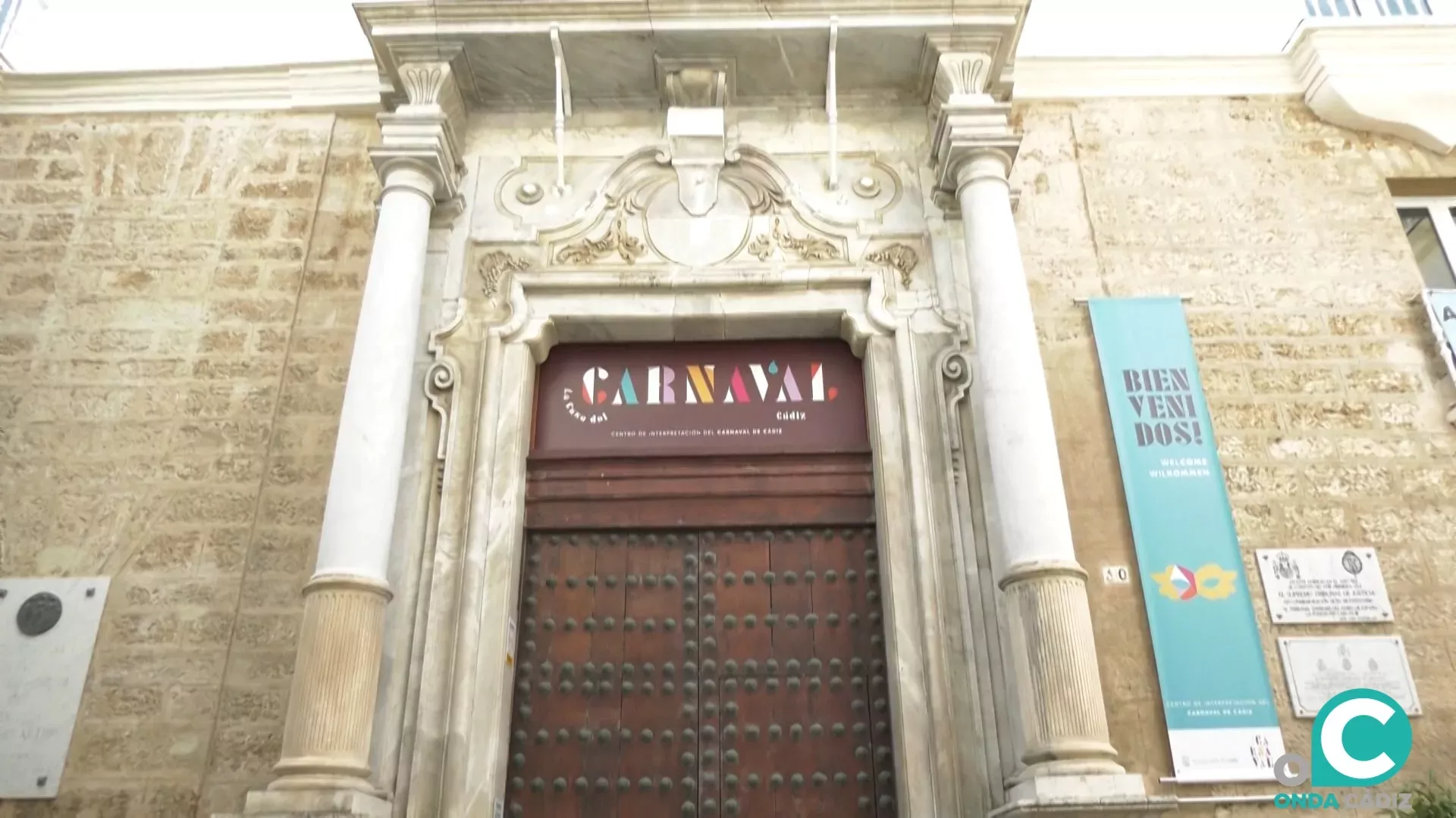 Fachada de la Casa del Carnaval de Cádiz.