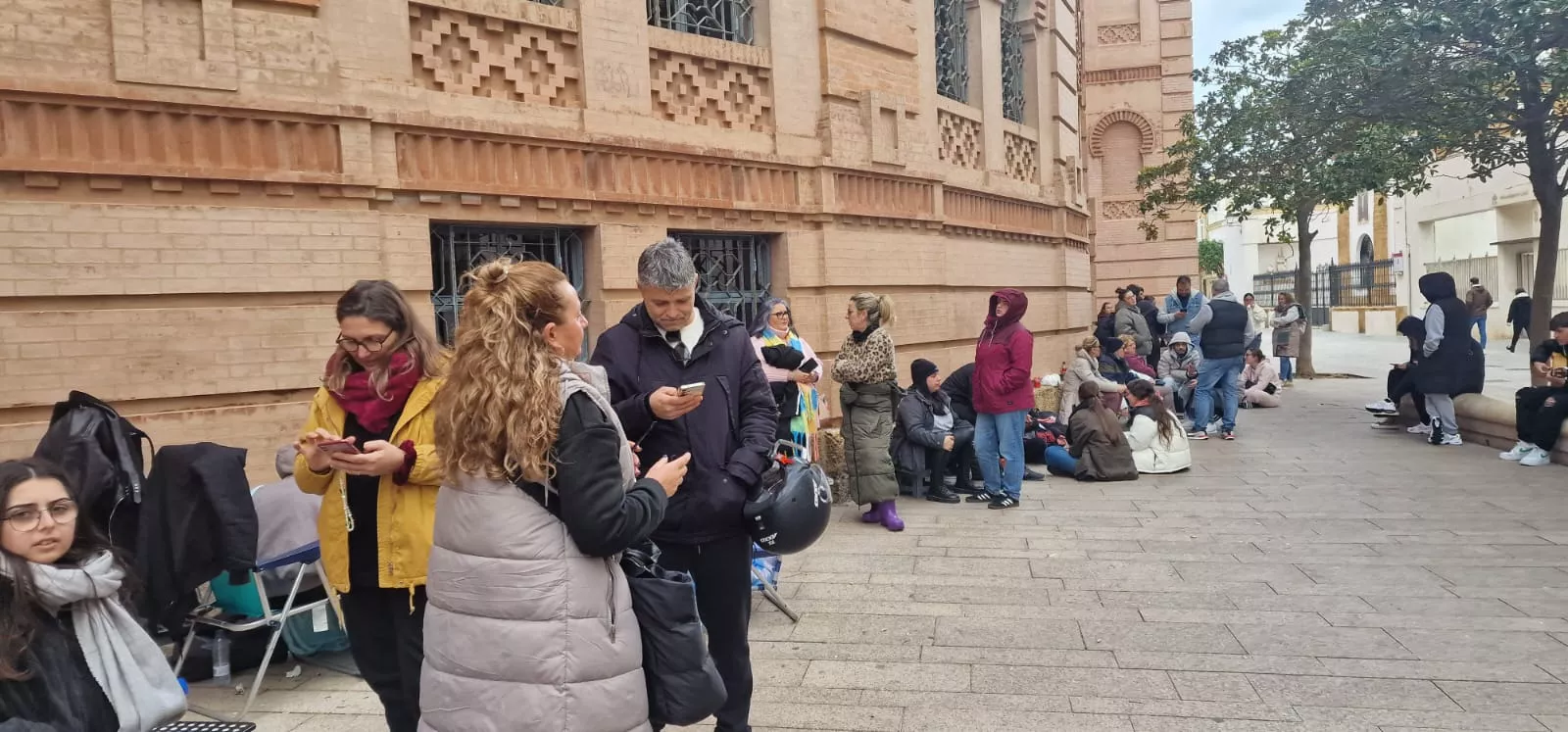 Imagen del Teatro Falla durante la mañana de este miércoles