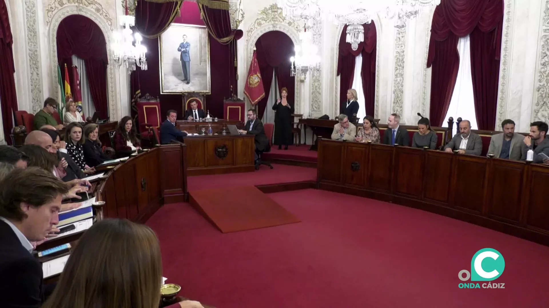 Sesión ordinaria del Pleno del Ayuntamiento de Cádiz. 