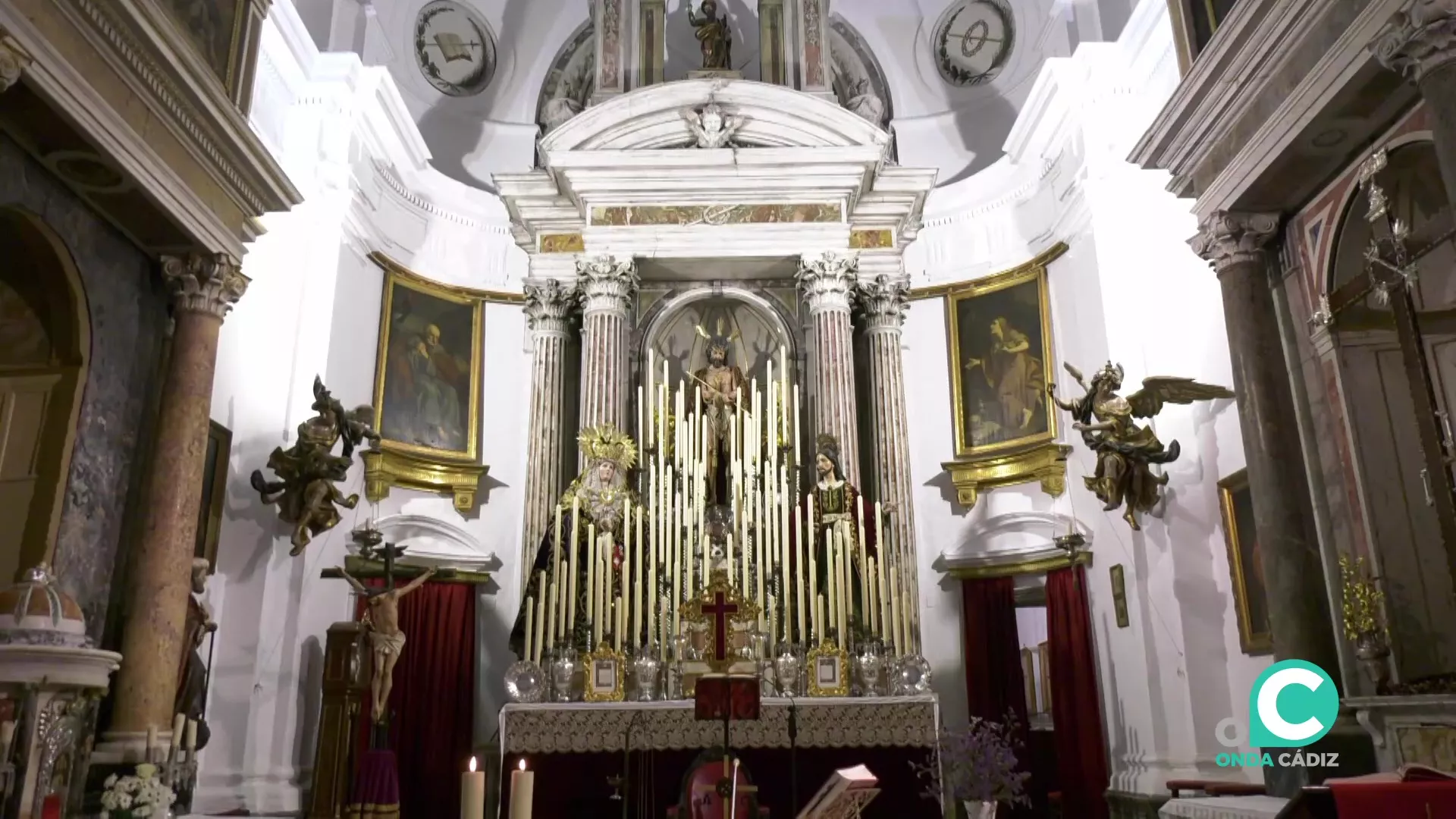 La imagen del Martes Santo en su templo de la calle Ancha