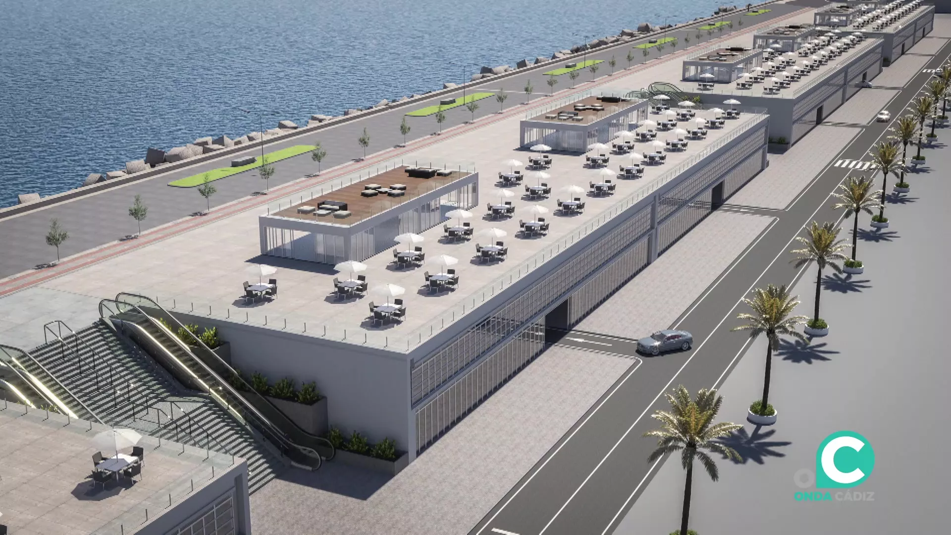 Escala de como está proyectada la nueva edificiación en la capital gaditana