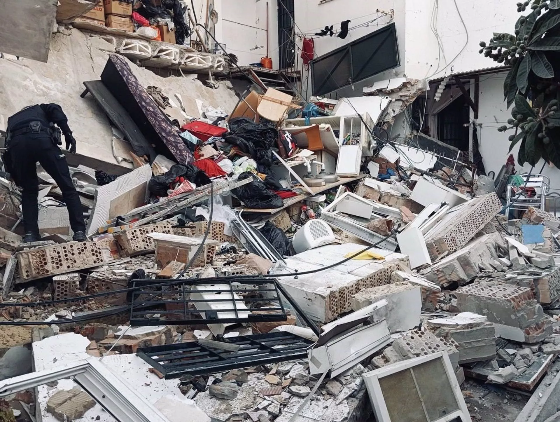 Estado en que quedó la edificación siniestrada