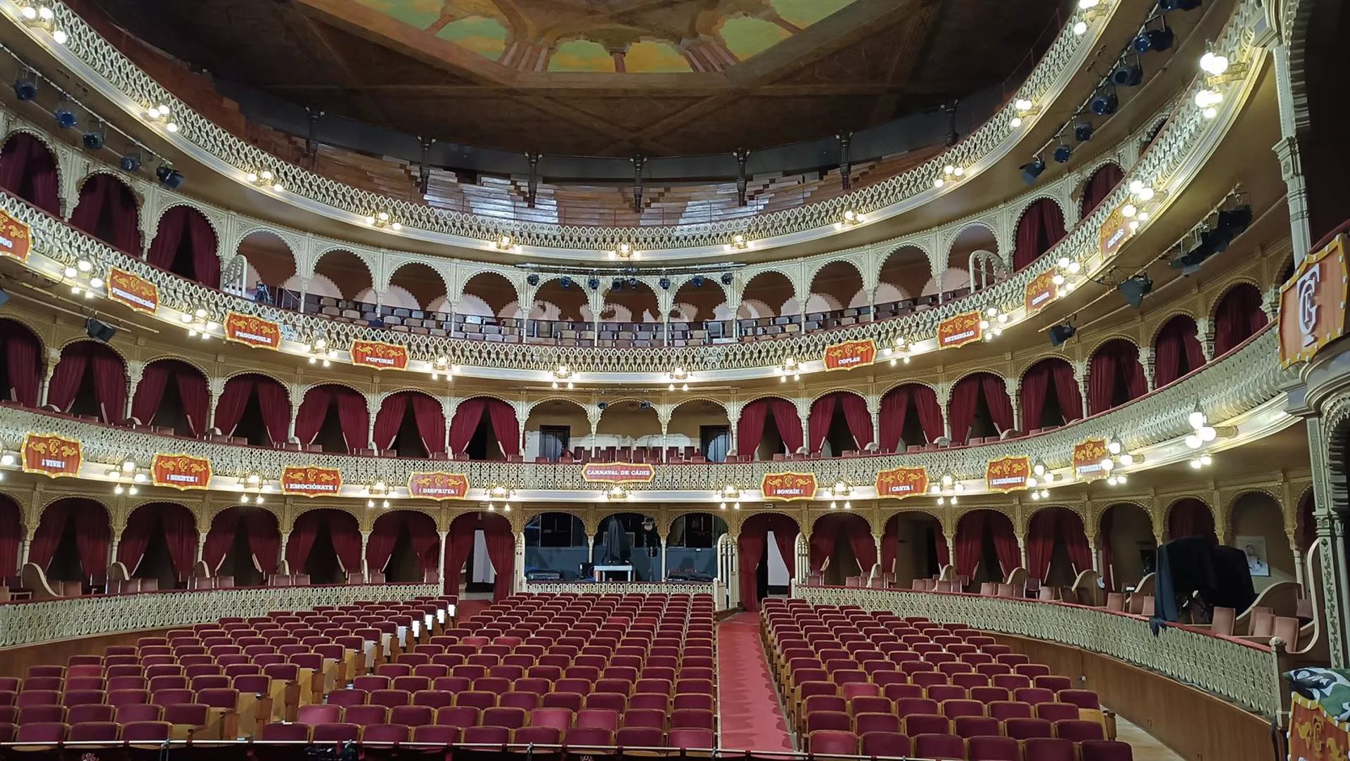 Interior del Gran Teatro Falla de Cádiz 